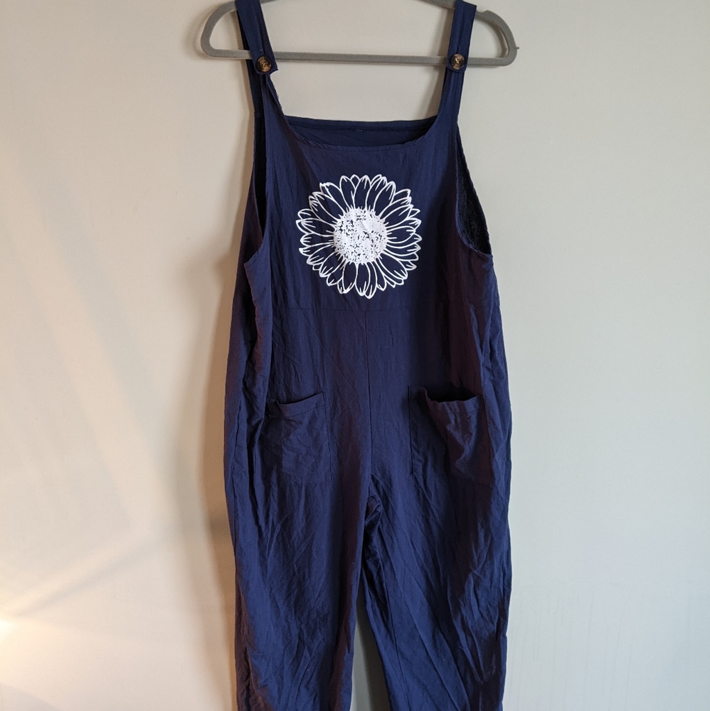 Cotton Sunflower Overalls